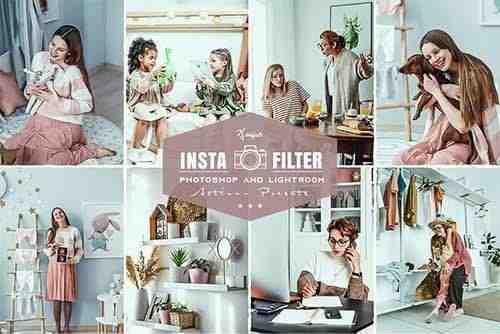 Insta Filter Family Photoshop & Lightroom Presets