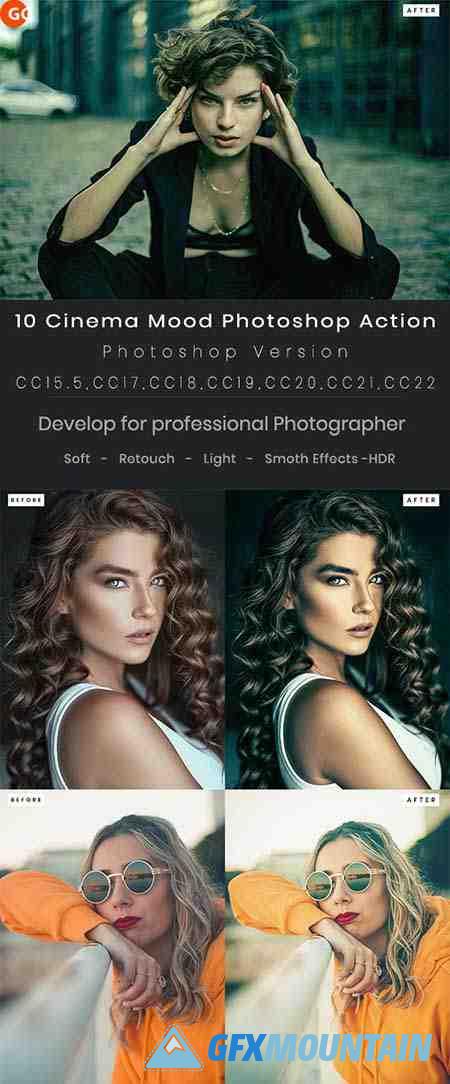 10 Cinema Mood Photoshop Action - 35403145