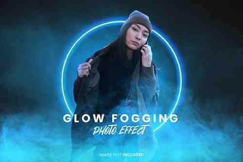 Glow fogging photo effect