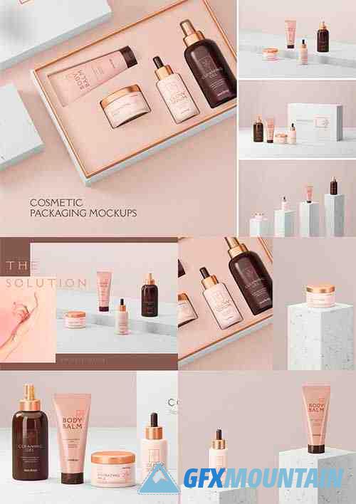 Cosmetic Packaging Mockups