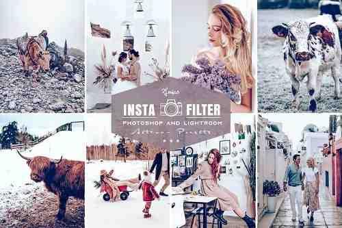 Insta Filter Blogger Photoshop & Lightroom Presets
