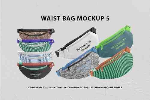 Waist Bag Mockup 5 - 5466803