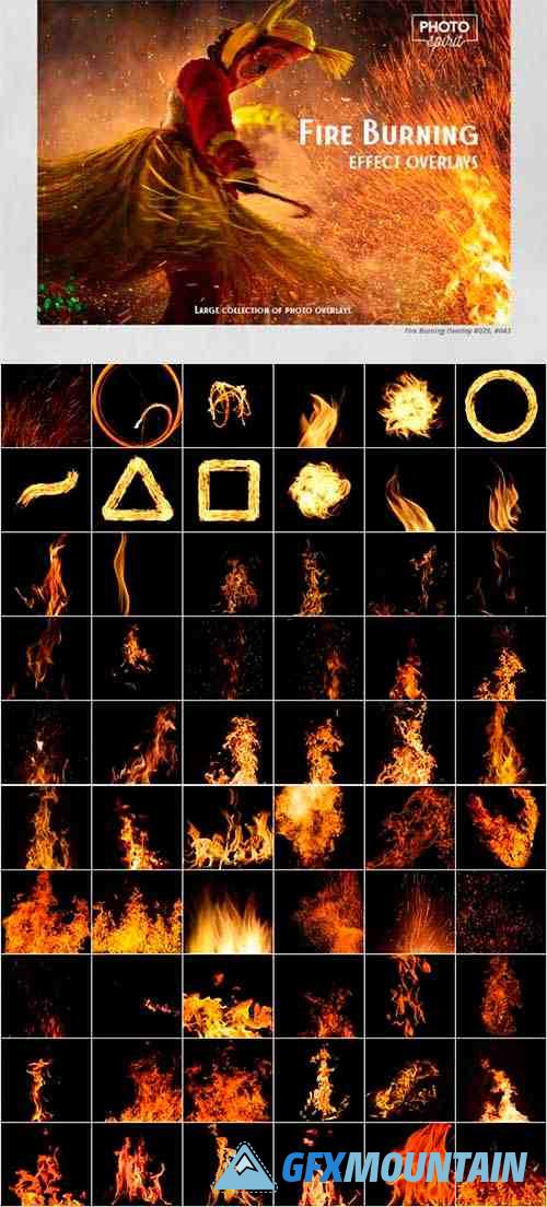 Fire Burning Effect Overlays - 7006427