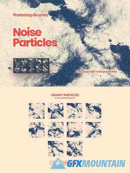 Noise Particle Photoshop Brushes