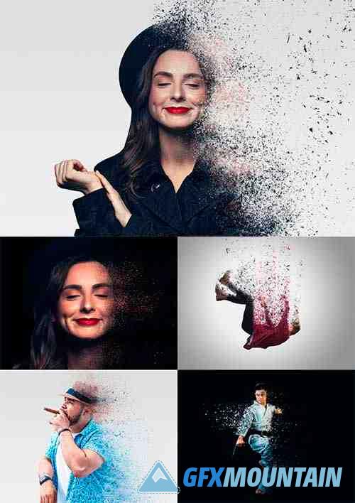 Dispersion Photo Effect Template 36915739