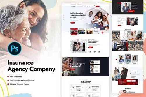 Insurance Agency - Landing Page Template