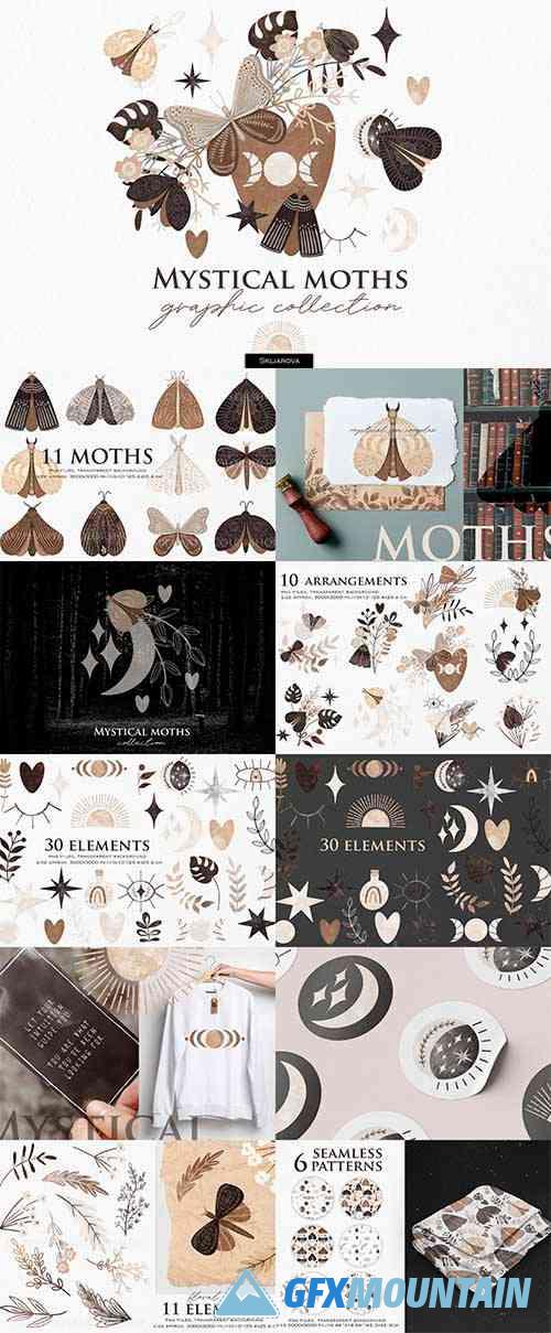 Mystical moths - 6907588