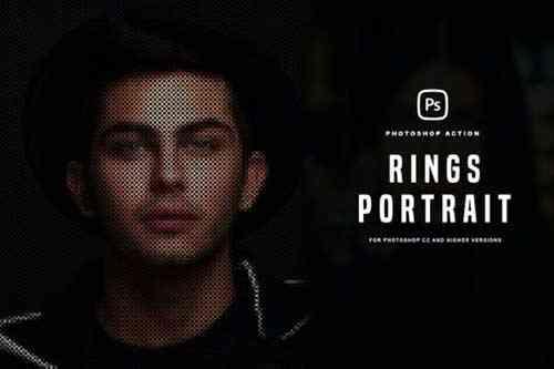Rings Portrait Photoshop Action