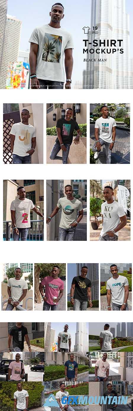 T-Shirt MockUp African Men 7065019