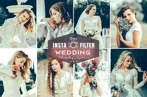 Instagram Filter Wedding Photoshop Actions
