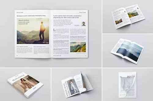Magazine - Brochure Mockup Bundle