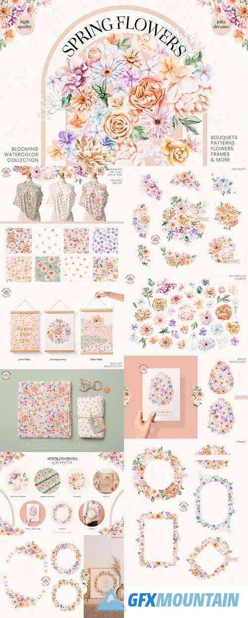 Spring Flowers Collection 6938205