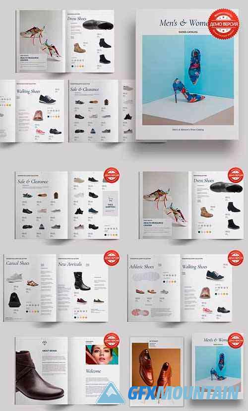 Shoe Store Catalog Layout