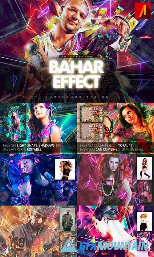 Bahar Effect Photoshop Action