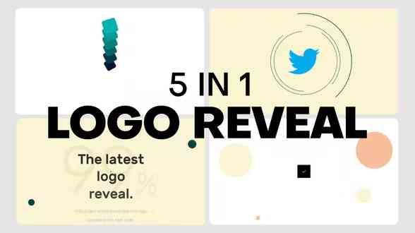 5 in 1 Minimal Logo Reveal Pack 37169457