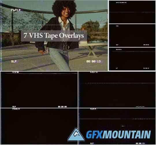 7 VHS Tape Interface for Overlay