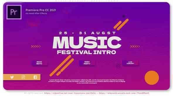 Music Festival Event Promo - 37896250