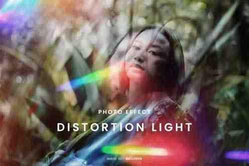 Distortion Light Photo Effect