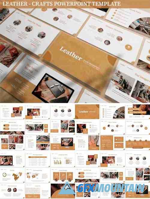 Leather - Crafts Powerpoint Template