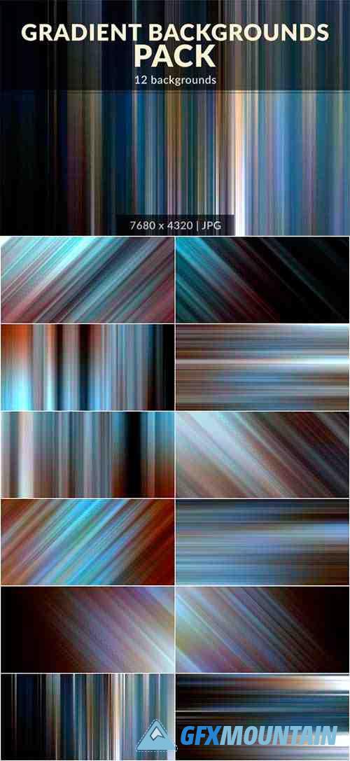 Gradient Abstract Backgrounds Pack