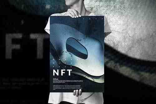 NFT Blockchain Event - Big Poster Design