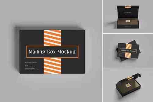 Mailing Box Mockup