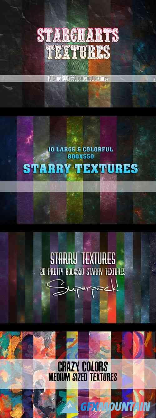 60 Pretty Crazy Colorful Textures Pack