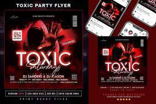 Toxic Night Party Flyer