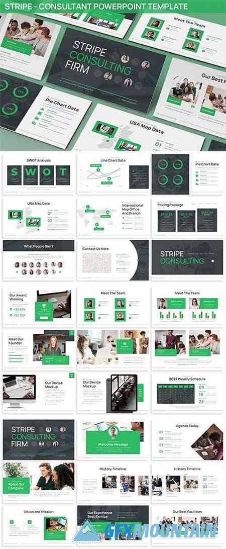 Stripe - Consultant Powerpoint Template