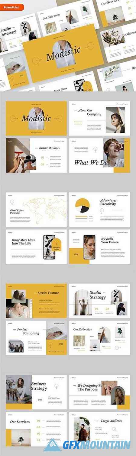 MODISTIC - Creative Proposal Powerpoint, Keynote and Google Slides