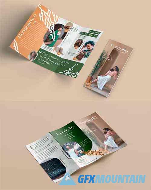 Lynielle Collection Trifold Fashion Brochure