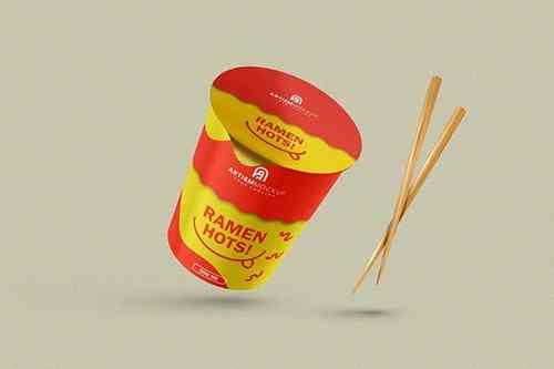 Noodle Cup Mockup