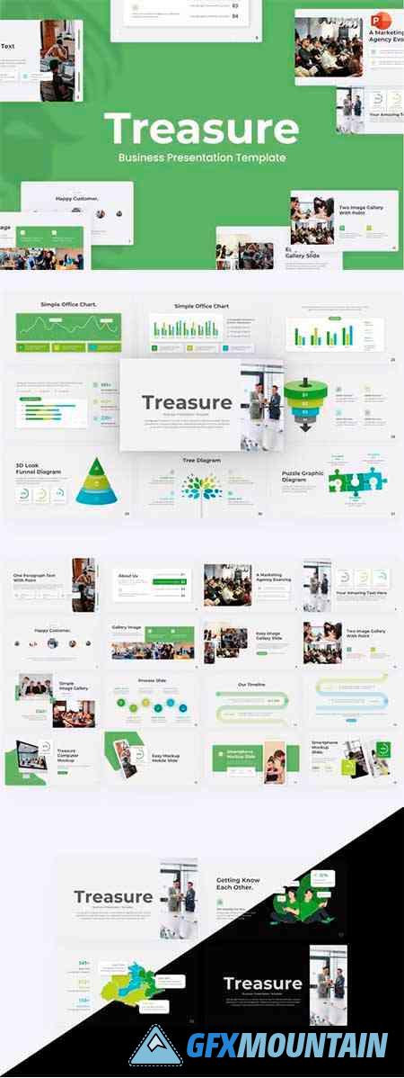 Treasure Business PowerPoint Template