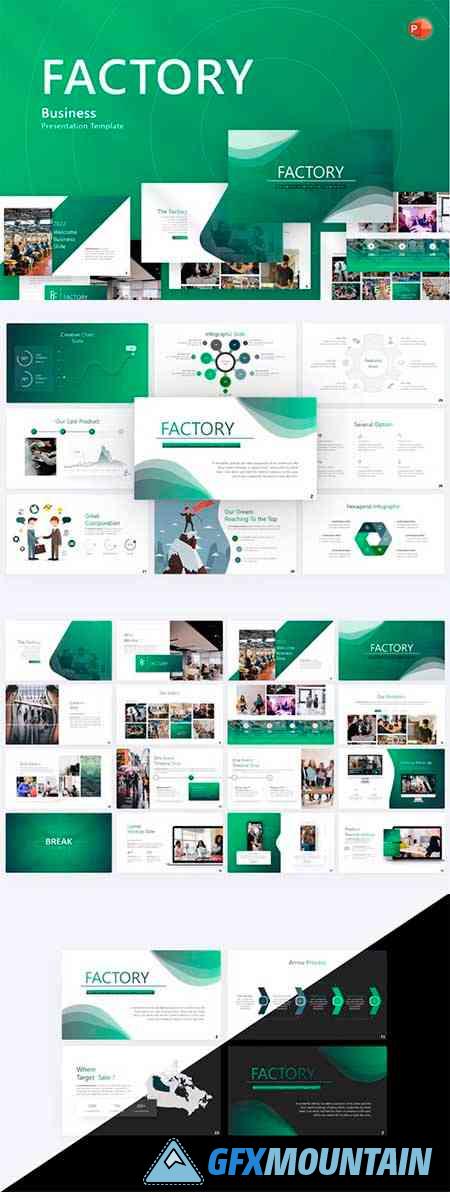Factory Business PowerPoint Template