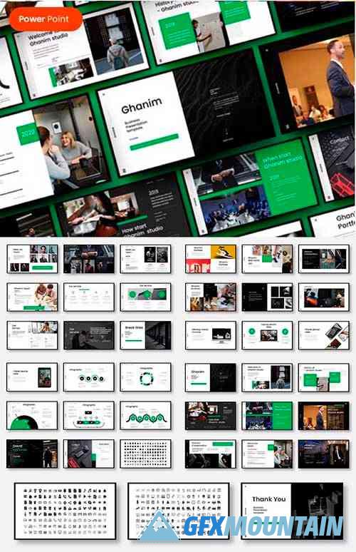 Ghanim - Business Powerpoint, Keynote and Google Slides Template