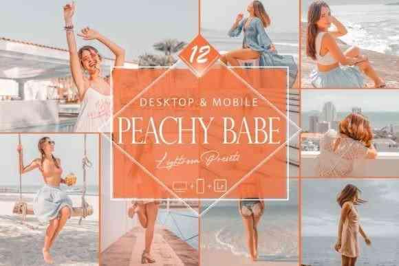 12 Peachy Babe Lightroom Presets