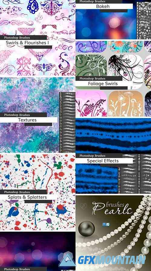 200+ Awesome Special Effects Brushes for Photoshop & Elements