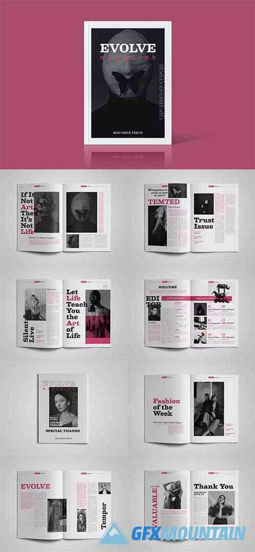 Evolve Magazine Template