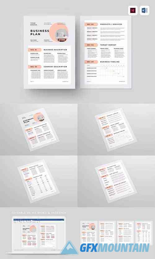 Business Plan MS Word & Indesign