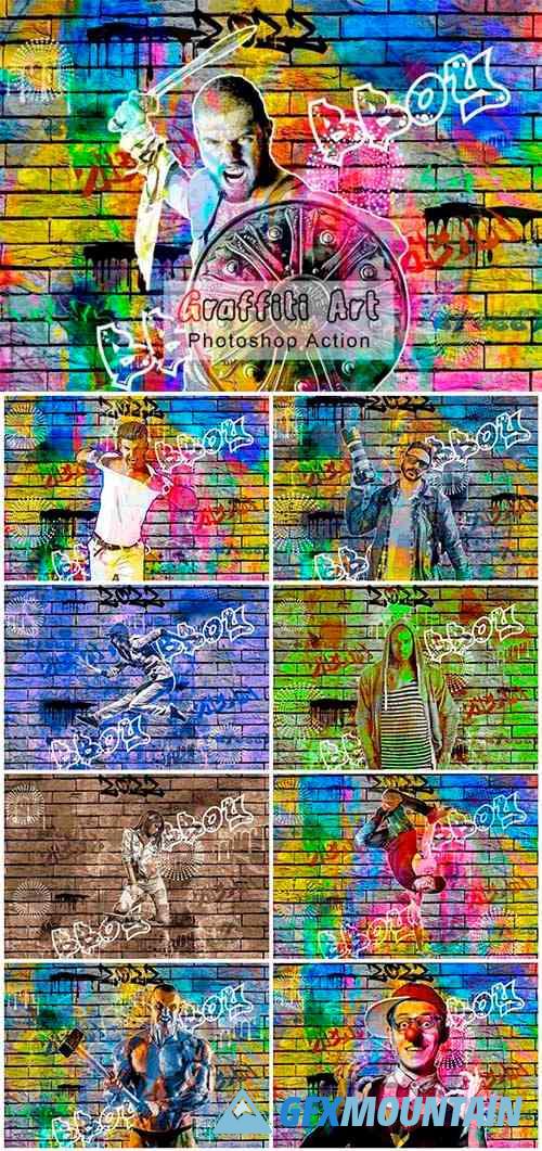 Graffiti Art Photoshop Action