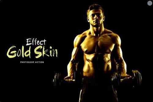 Gold Skin Effect Photoshop Action