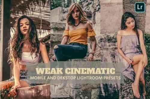 Weak Cinematic Lightroom Presets Dekstop Mobile