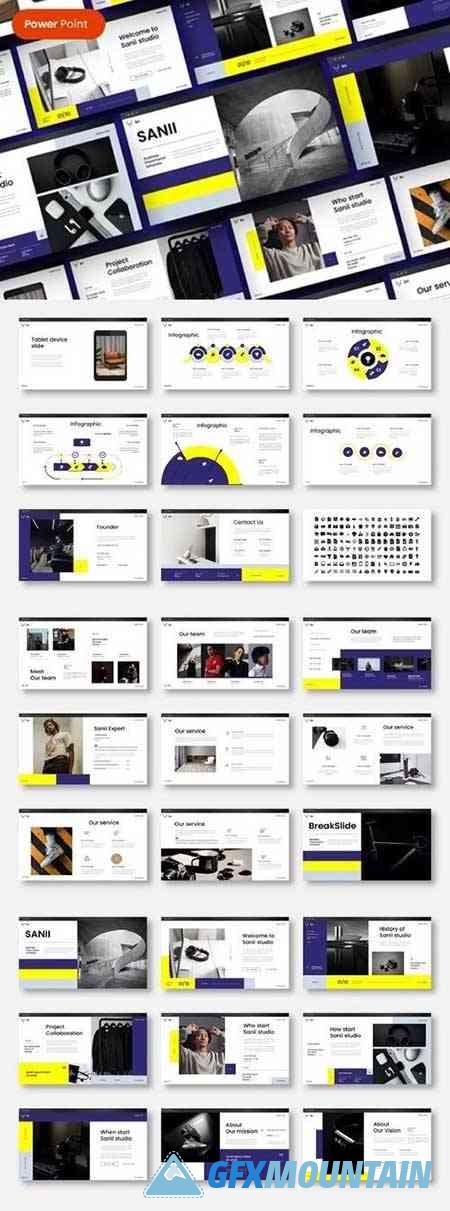 Sanii - Business Powerpoint, Keynote and Google Slides Template