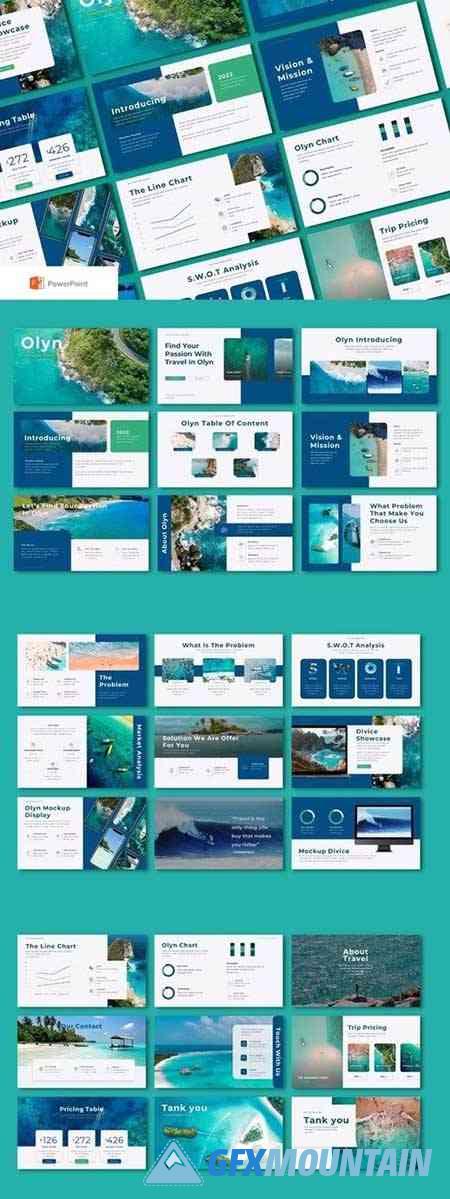Olyn Powerpoint Business Proposal, Keynote and Google Slides Template