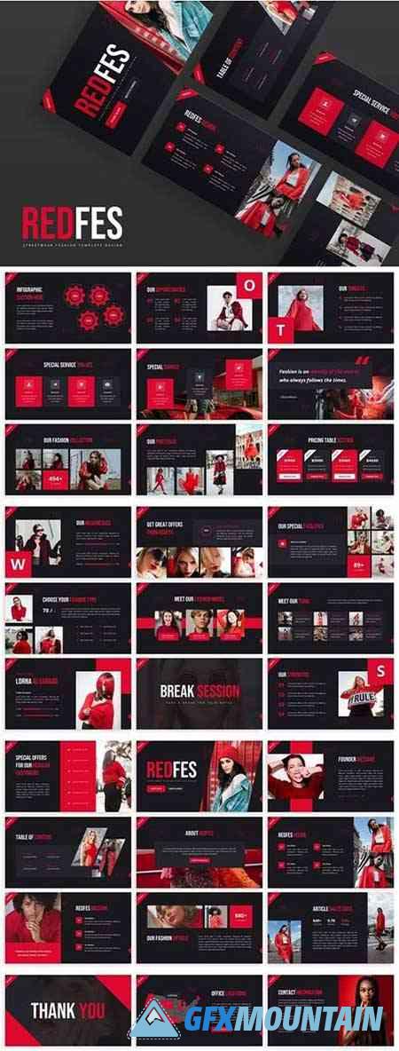 Redfes - Powerpoint Presentation Template