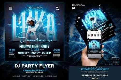 DJ Club Party Flyer