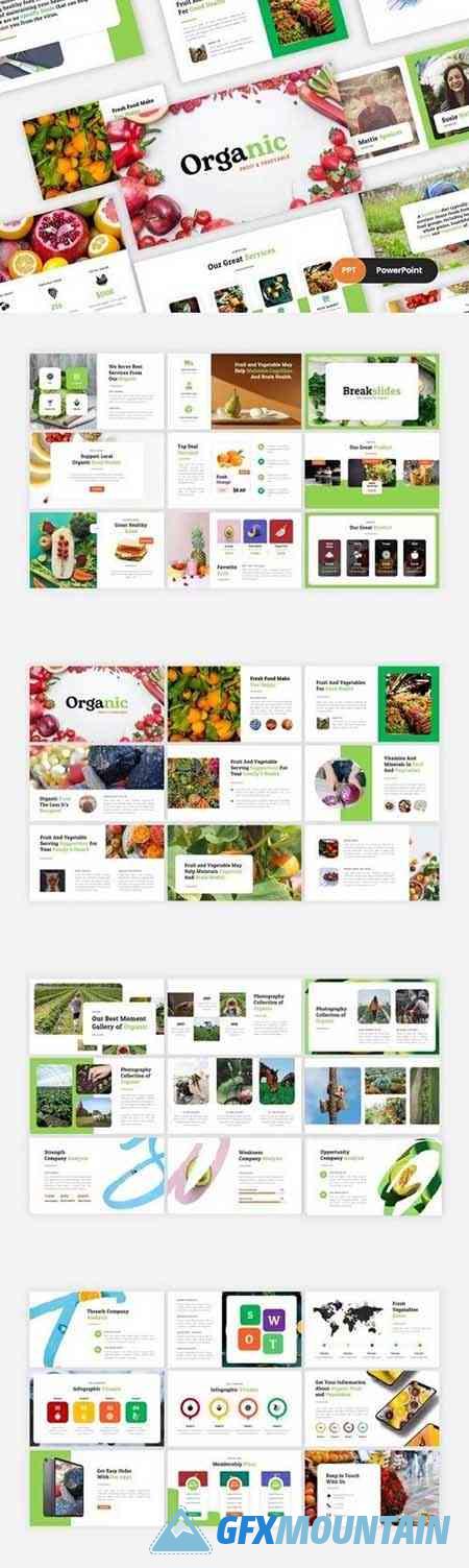 Organic - Fruit & Vegetable PowerPoint Template