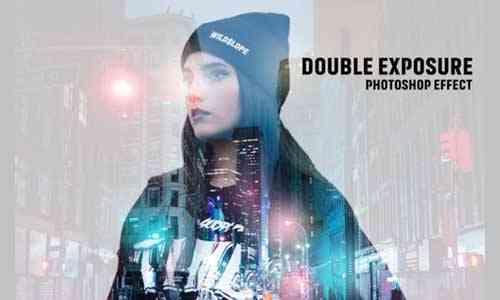 Double Exposure Photo Effect Template