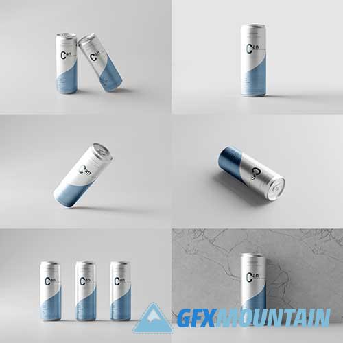 Aluminum Can Mockup