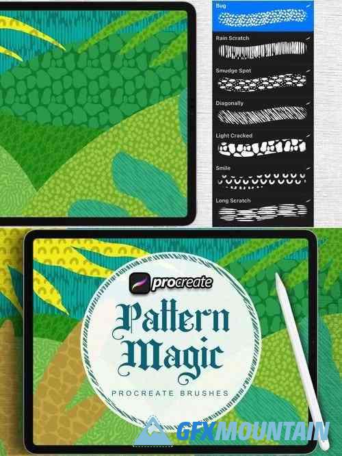 Magic Pattern Texture Brush Procreate